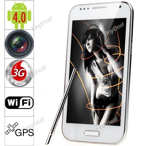Smart Phone w/ WiFi/ GPS/ 8MP Camera - White P07-TJN71